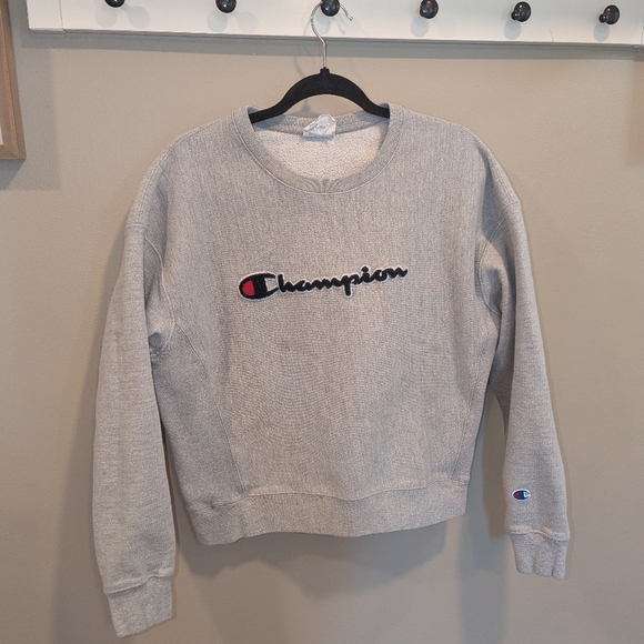 Champion Gray Sweatshirt - Picture 1 of 4